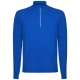 Sweatshirt publicitaire homme demi-zip recyclé et technique Estambul