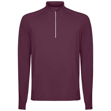 Sweatshirt publicitaire homme demi-zip recyclé et technique Estambul