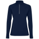 Sweatshirt promotionnel femme demi-zip recyclé technique Estambul