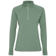 Sweatshirt promotionnel femme demi-zip recyclé technique Estambul