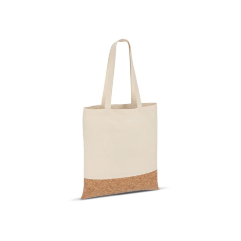 Sac cabas personnalisable en coton 170 g/m² et base en liège