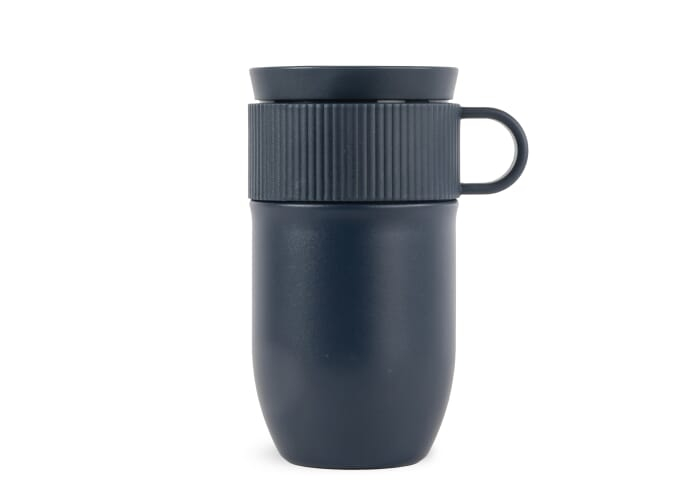 Mug isotherme acier recyclé 280 ml personnalisable Ted Bleu