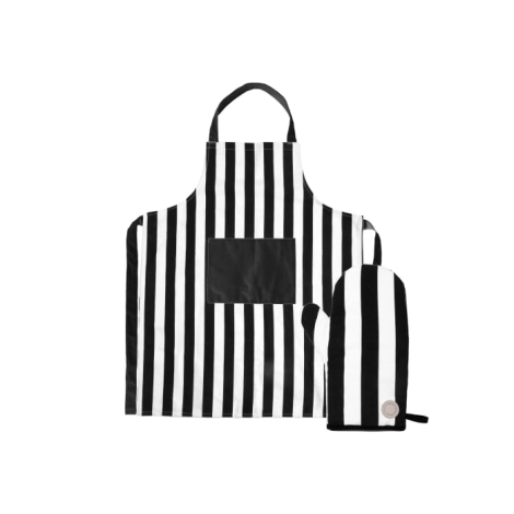 Ensemble promotionnel tablier et gant recyclés Aron