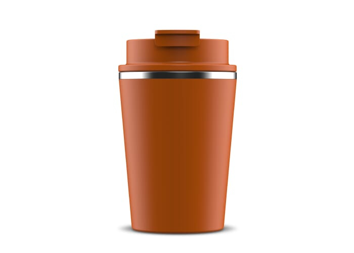 Tasse 280ml à personnaliser en matériaux recyclés T-cup Orange