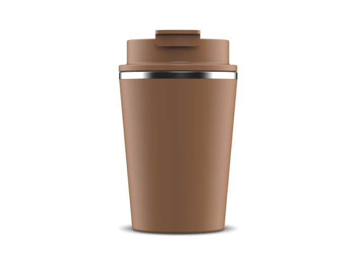 Tasse 280ml à personnaliser en matériaux recyclés T-cup Marron