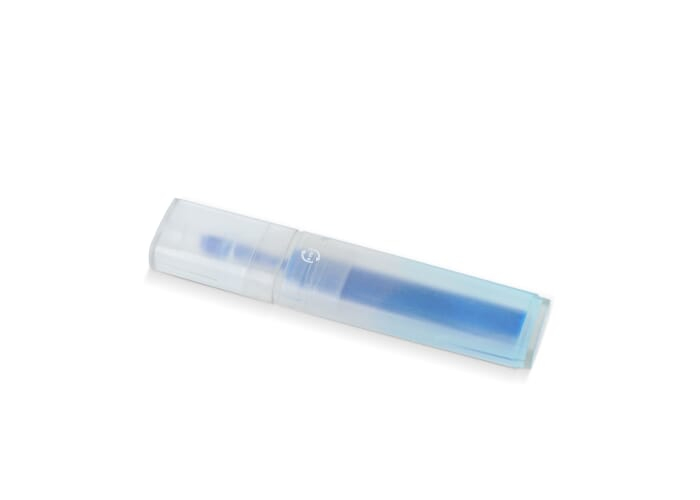 Surligneur à personnaliser en rPET avec pointe large Bleu