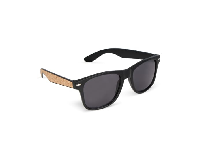 Lunettes de soleil personnalisables UV400 Justin Noir