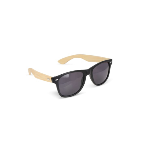 Lunettes soleil publicitaires RPC et bambou UV400 Justin