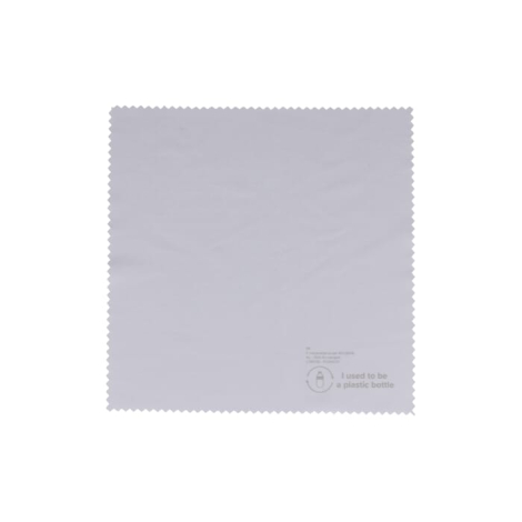 Lingette microfibre rPET à personnaliser 15 × 15 cm