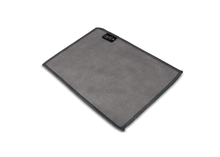 Chiffon de nettoyage en microfibre rPET GRS à personnaliser Blanc