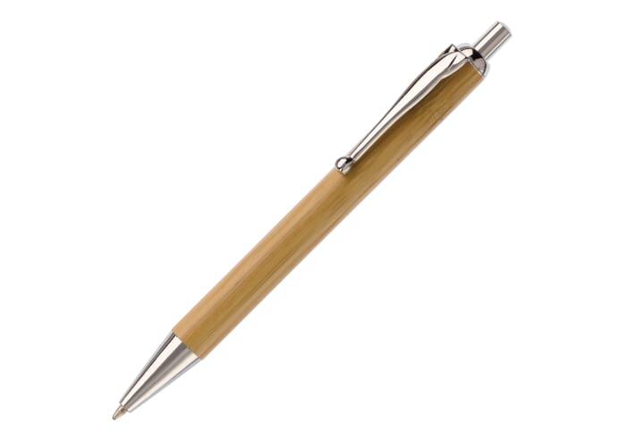 Stylo bille promotionnel en bambou Nature
