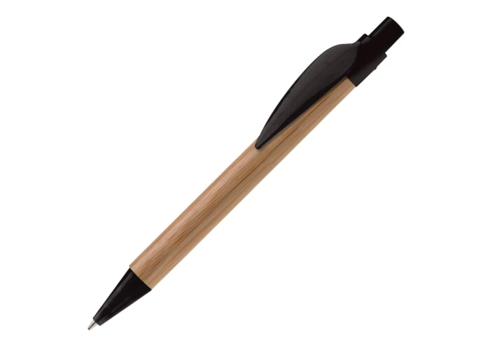 Stylo bille publicitaire - Eco leaf Pen Noir