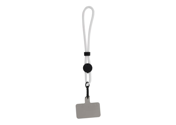 Sangle de téléphone au poignet promotionnelle Blanc