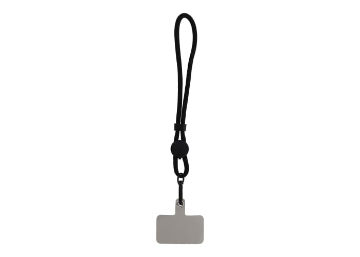 Sangle de téléphone au poignet promotionnelle Noir
