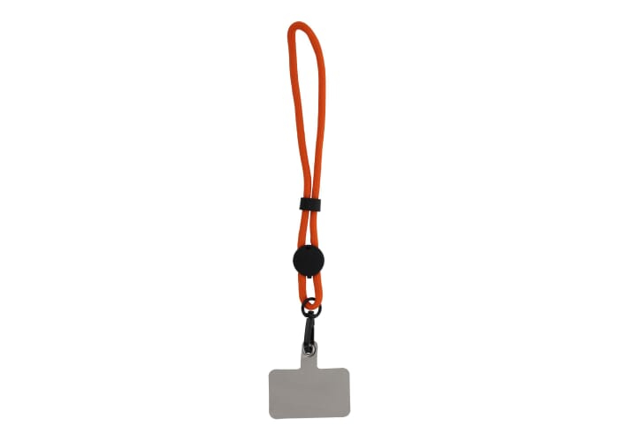 Sangle de téléphone au poignet promotionnelle Orange