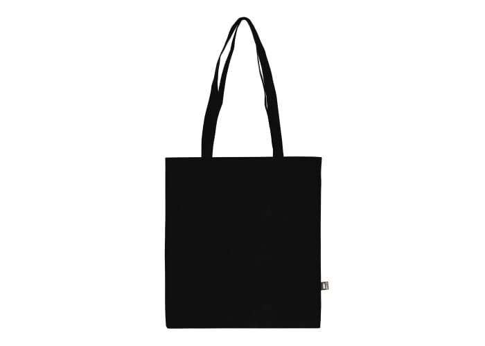 Sac personnalisable rPET non tissé 75g anses longues Noir