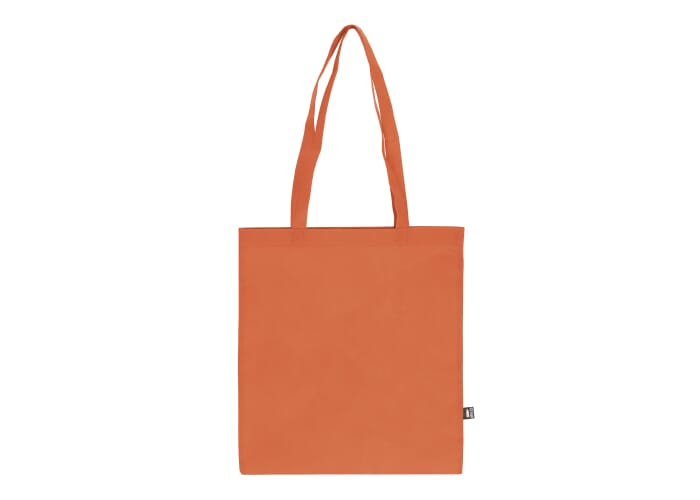 Sac personnalisable rPET non tissé 75g anses longues Orange