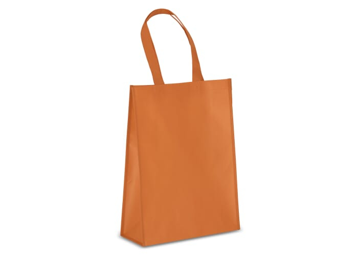 Sac cabas rPET laminé non tissé 105g publicitaire Orange