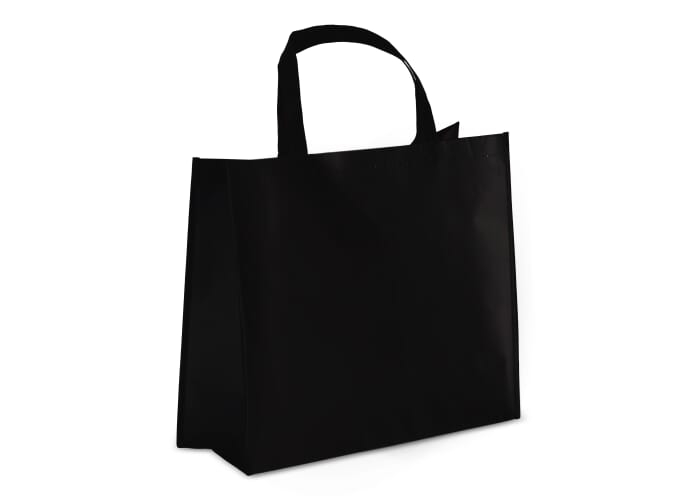 Sac de transport personnalisable laminé non tissé 105g Noir