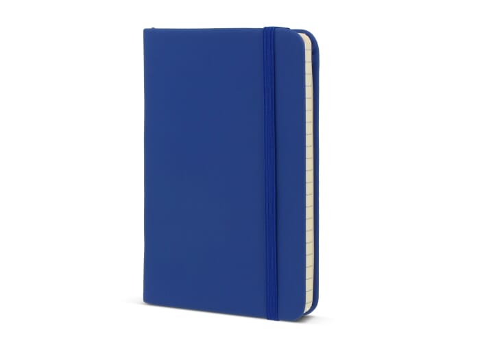 Carnet personnalisable A6 rPET / PU Bleu
