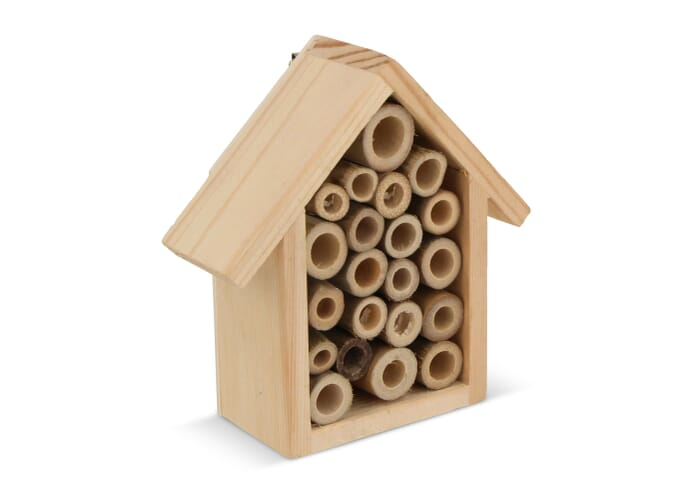 Mini-maison des abeilles en bois à personnaliser Bois