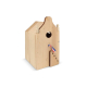 Cabane à oiseaux en bois personnalisable