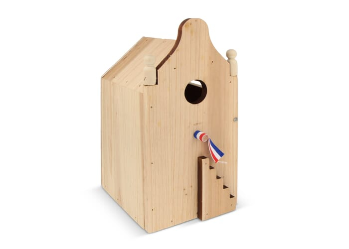 Cabane à oiseaux en bois personnalisable Bois