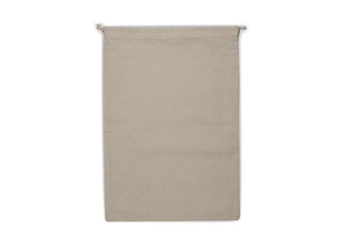 Sac filet coton 140g 30x40cm publicitaire Ecru