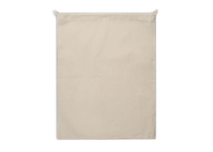 Grand pochon filet promotionnel 40x45cm coton 140g Ecru