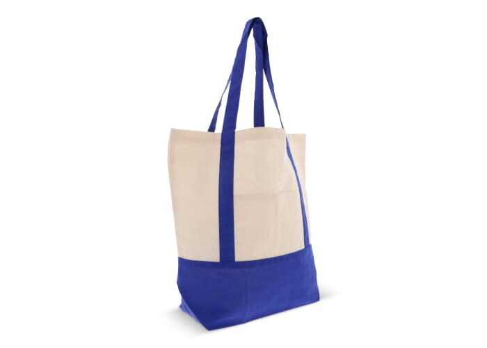 Sac cabas coton personnalisable 140g Bleu