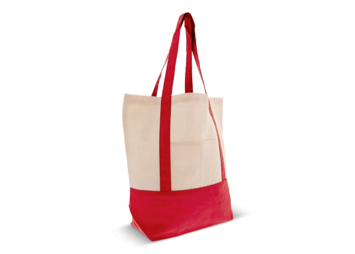 Sac cabas coton personnalisable 140g Rouge