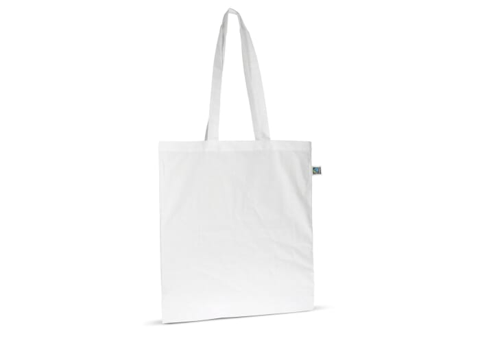 Sac Fairtrade à personnaliser 140g 38x42 cm Blanc