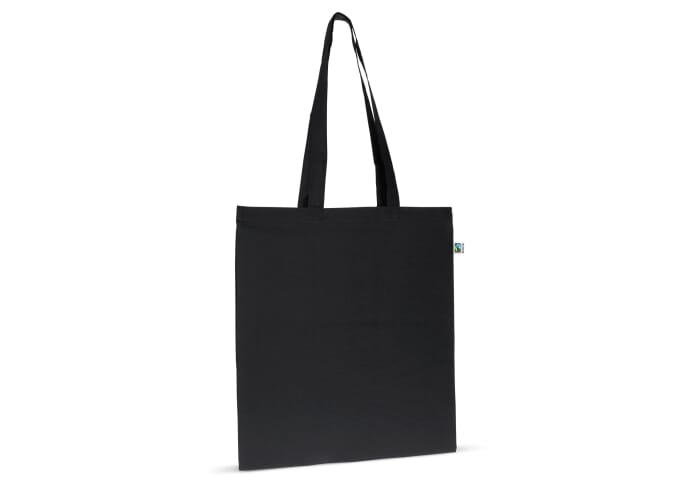 Sac Fairtrade à personnaliser 140g 38x42 cm Noir
