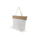 Sac de plage isotherme en jute et coton personnalisable