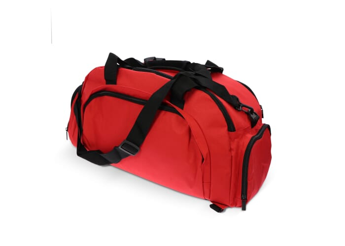 Sac à dos de sport publicitaire rPET 27L Karo Rouge