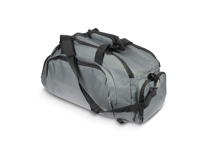 Sac à dos de sport publicitaire rPET 27L Karo Gris