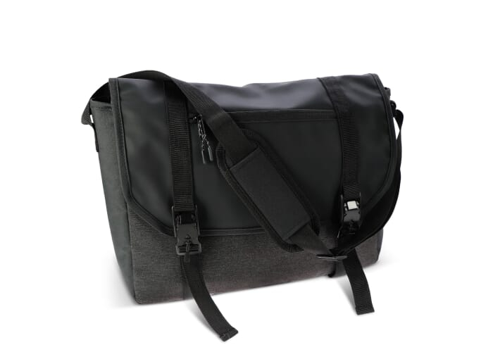 Sacoche publicitaire pour ordinateur 17" RPET 12L Liam Noir