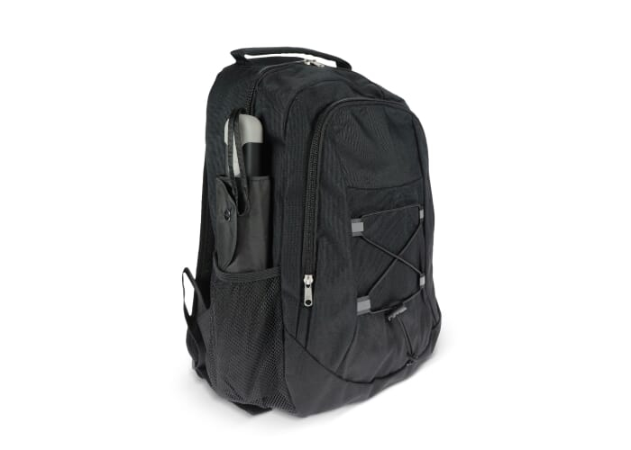 Sac à dos personnalisable PET recyclé et cordon de serrage 25L Noir