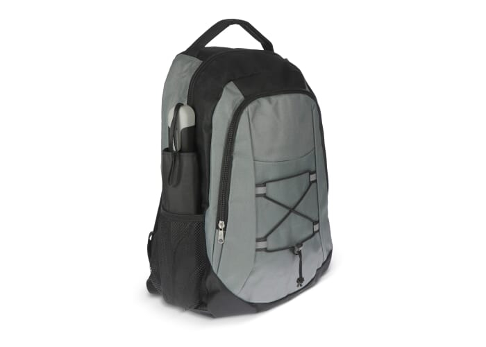 Sac à dos personnalisable PET recyclé et cordon de serrage 25L Gris