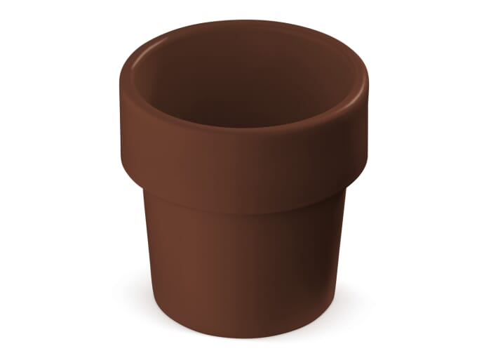 Tasse à café publicitaire 240 ml - Hot-but-cool Marron