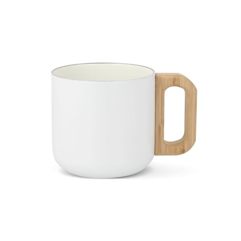 Tasse inox et céramique 330ml à personnaliser Thames