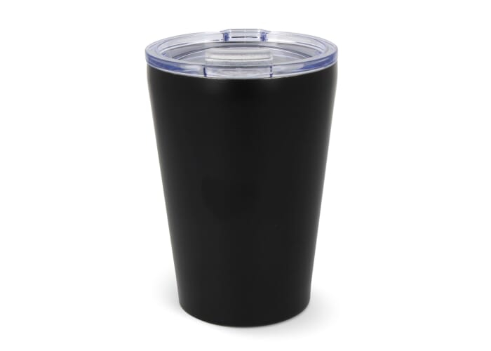 Mug publicitaire avec couvercle 300ml Murray Noir