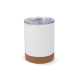 Mug promotionnel base liège et couvercle 350ml Lena Mug promotionnel base liège et couvercle 350ml Lena
