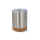Mug promotionnel base liège et couvercle 350ml Lena Mug promotionnel base liège et couvercle 350ml Lena