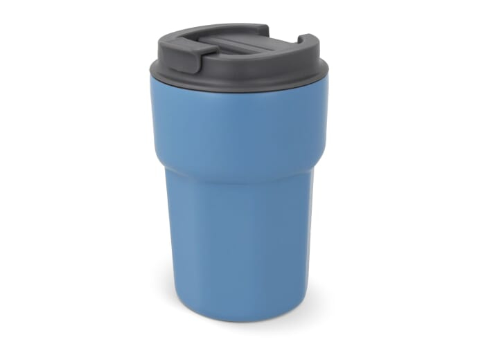 Mug personnalisé avec couvercle 350ml Zambezi Bleu