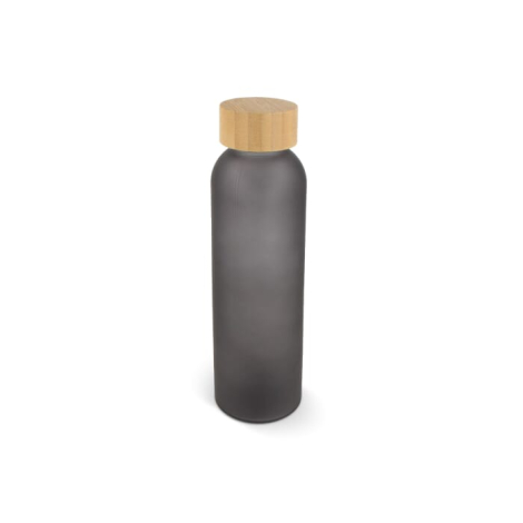 Bouteille publicitaire verre et bambou 500ml