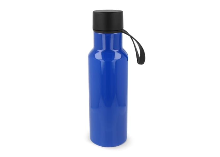 Bouteille d'eau 600ml en rPET à personnaliser Nouvel Bleu