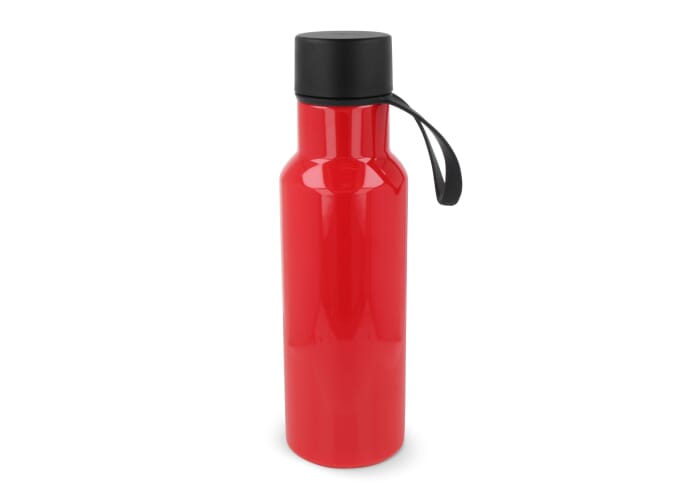 Bouteille d'eau 600ml en rPET à personnaliser Nouvel Rouge