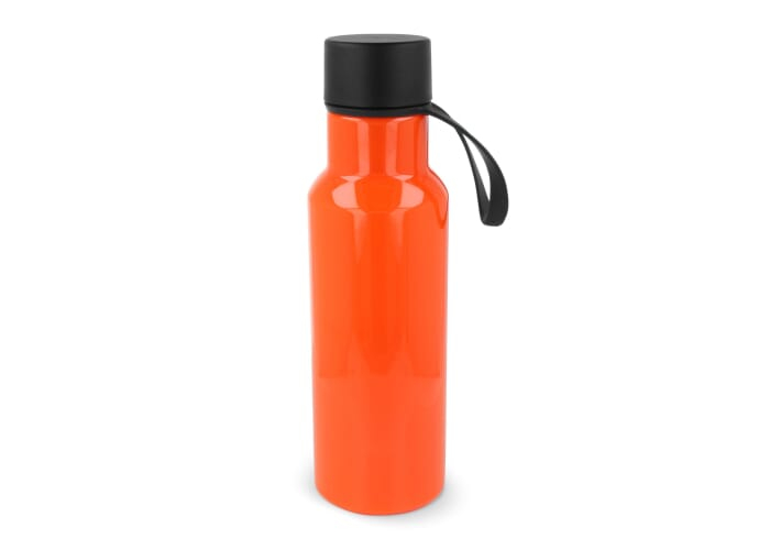 Bouteille d'eau 600ml en rPET à personnaliser Nouvel Orange