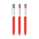 Stylo bille 4 couleurs BIC® personnalisé avec Lanyard
